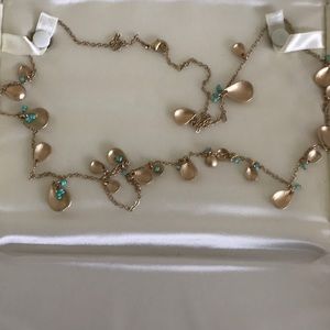🎄HOST PICK🎄 Loft Turquoise & Gold Tone Necklace
